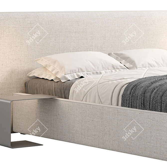 Scarlet Bed 3D Model Export 3D model image 5