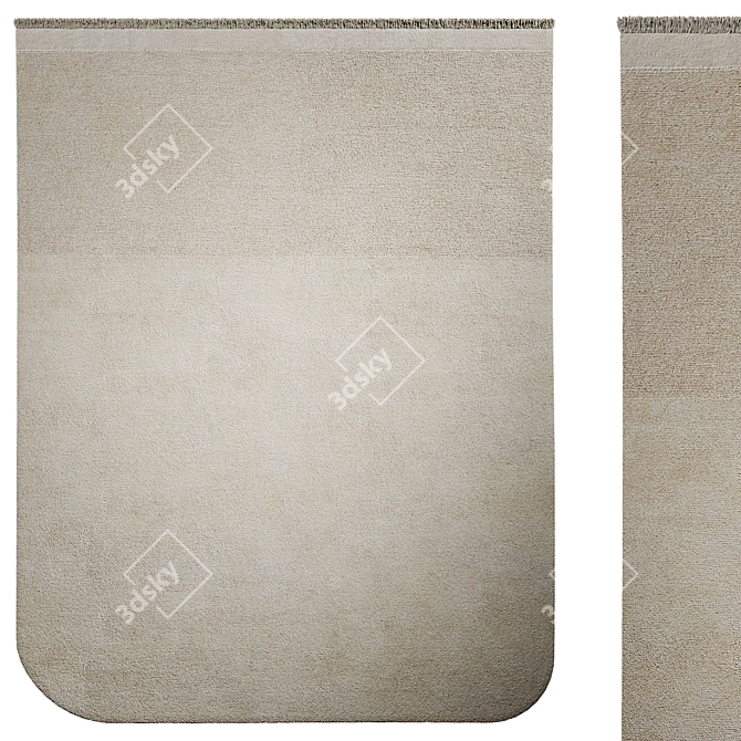 Etoile Porcelain Rug Armadillo 3D model image 1