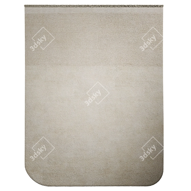 Etoile Porcelain Rug Armadillo 3D model image 3