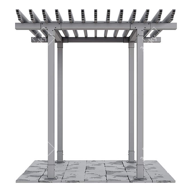 Gazebo 3D Model Pack 3D model image 6