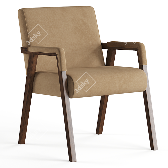 Modern Model Armchair 3D CoronalineTransform: Russian to English 3D model image 1