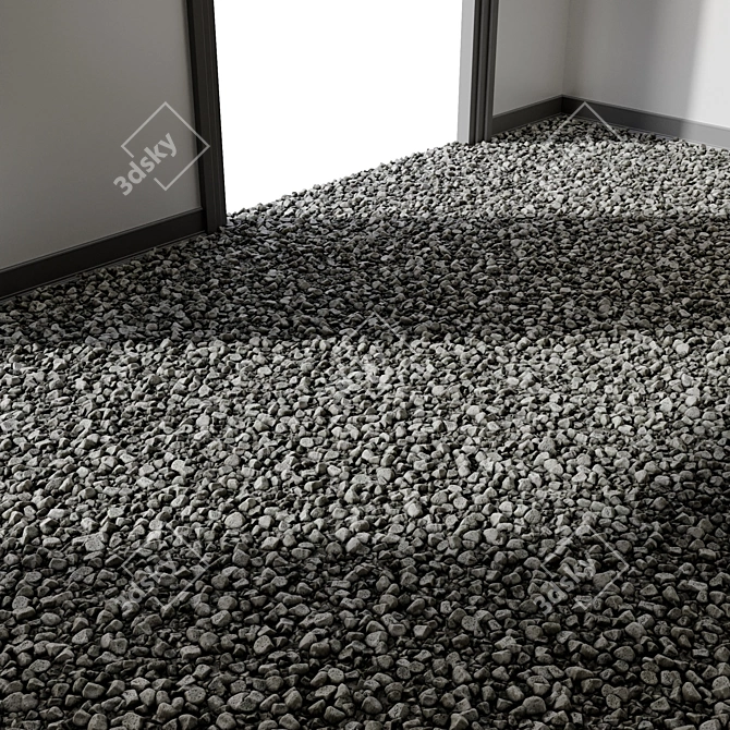 PBR Gravel 01 Seamless Texture 3D model image 4