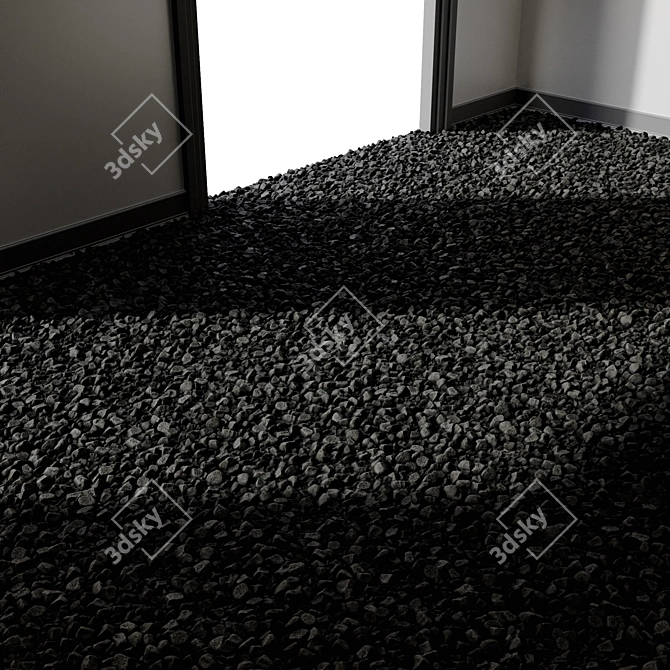 PBR Gravel 01 Seamless Texture 3D model image 5