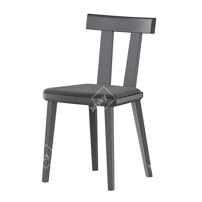 Elegant Milano Chair Design 3D model image 2