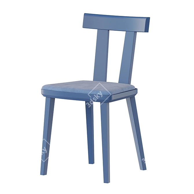 Elegant Milano Chair Design 3D model image 3