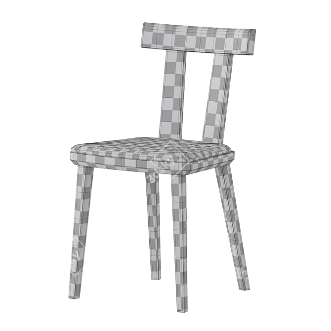 Elegant Milano Chair Design 3D model image 4