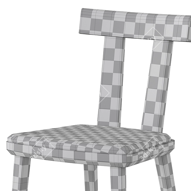 Elegant Milano Chair Design 3D model image 5