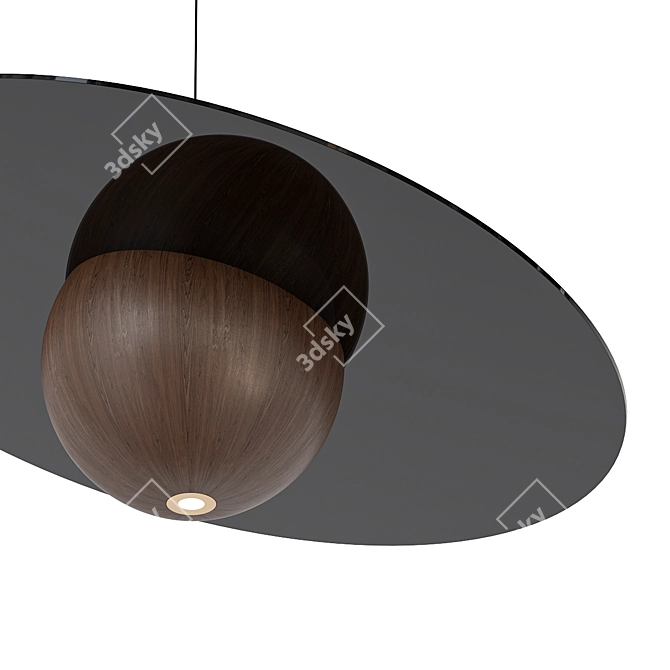 Elegant GERIT Pendant Light 3D model image 3