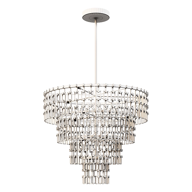  Elegant Chandelier ETL89147 Upgrade 3D model image 2