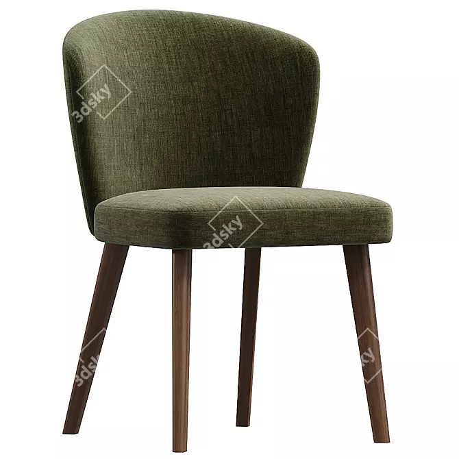 Modern Aston Chair Model Render 3D model image 2