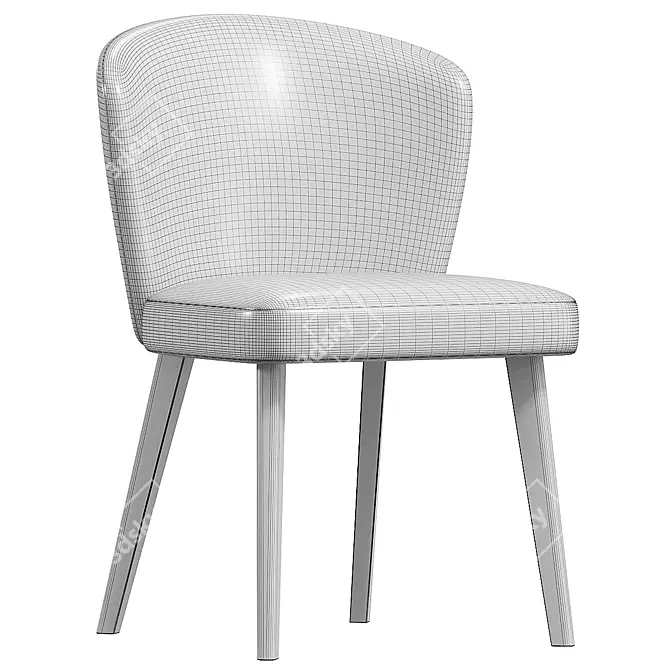 Modern Aston Chair Model Render 3D model image 5