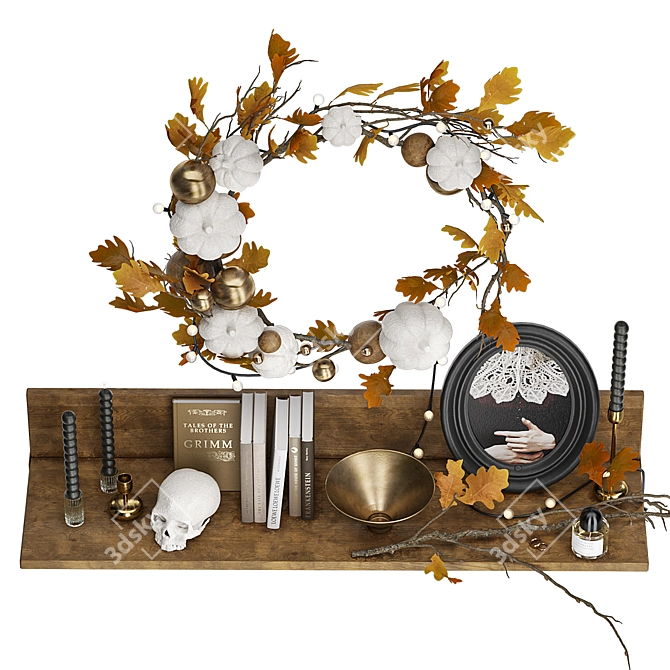 Autumn Mood Decor Set 3D model image 2