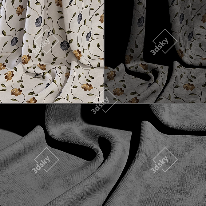 3D Fabric LUPARA №15 Model 3D model image 3