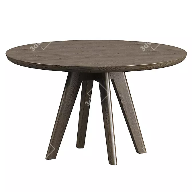 Minimalist Round Table by Moroso 3D model image 2