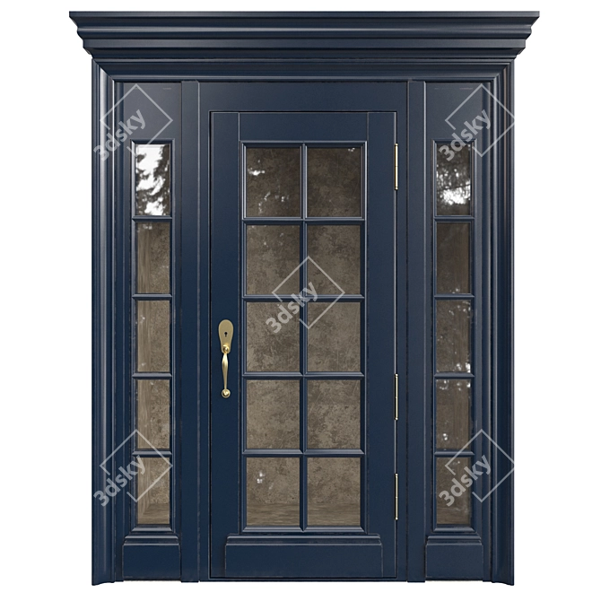 Classic 3D Max Door by Tempera 3D model image 1