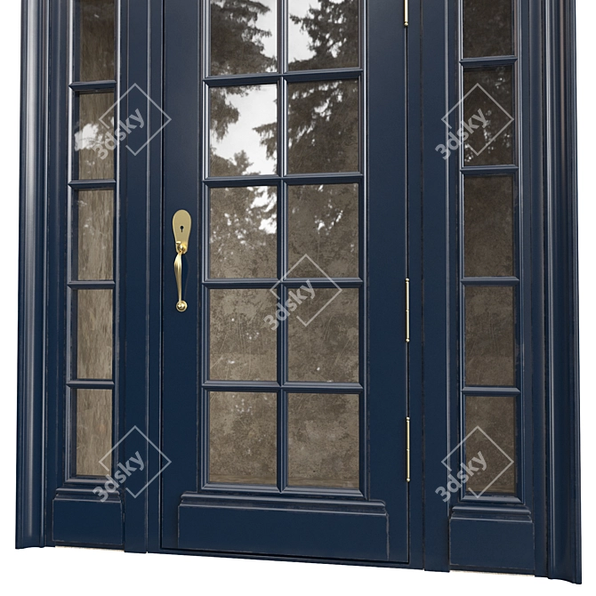 Classic 3D Max Door by Tempera 3D model image 2