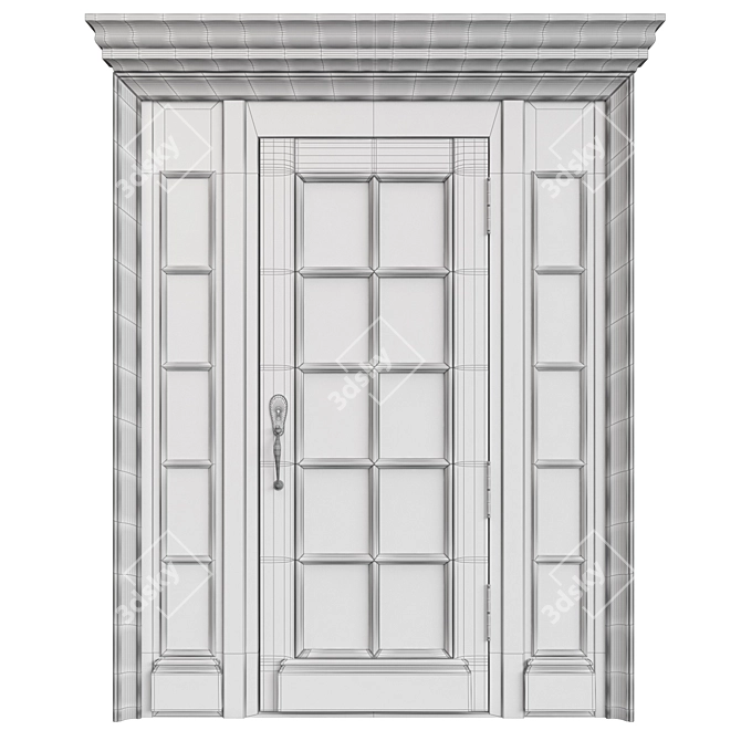 Classic 3D Max Door by Tempera 3D model image 6