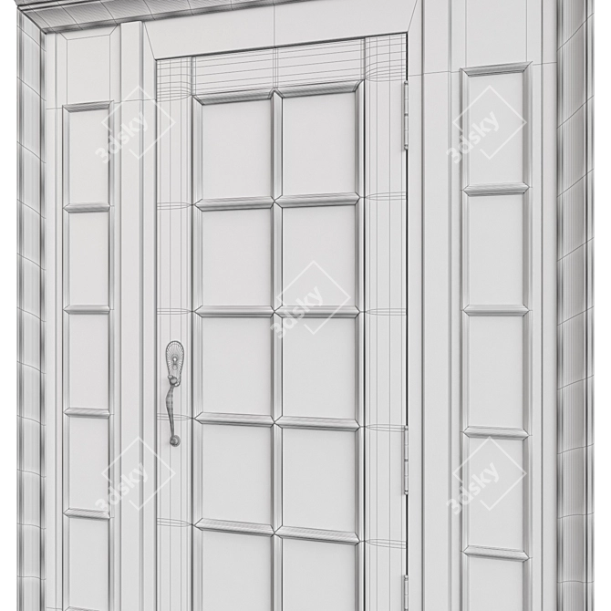 Classic 3D Max Door by Tempera 3D model image 7