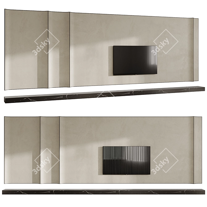 Sony Smart TV KD65X81JR TurboSmooth 3D model image 1