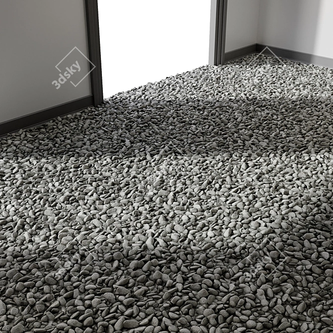 PBR Gravel Textures Bundle | 4K 3D model image 6