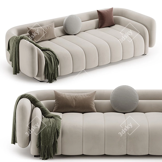 Stylish ARTIPIECES DISARA Sofa 3D model image 5