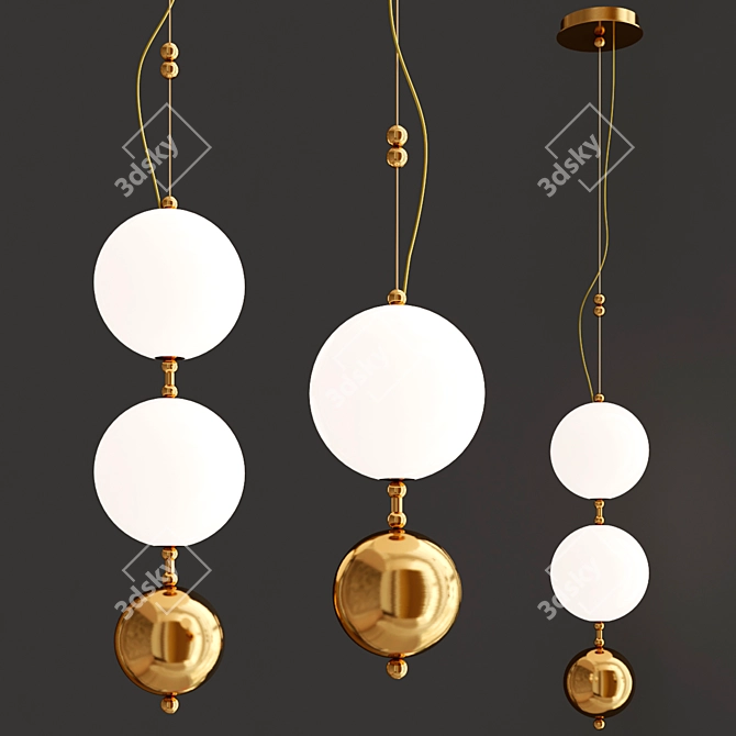 Coco XS Pendant Light Fixture 3D model image 2