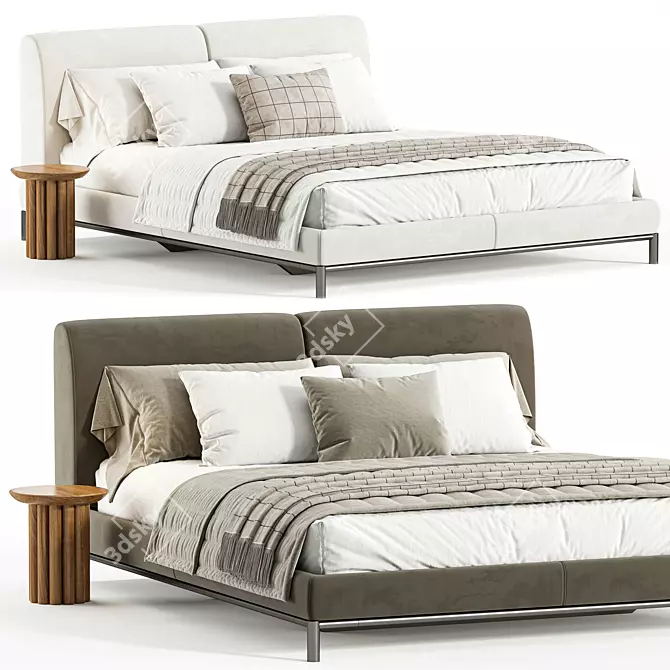 Luxury Margot Bed - 3D Model 3D model image 1