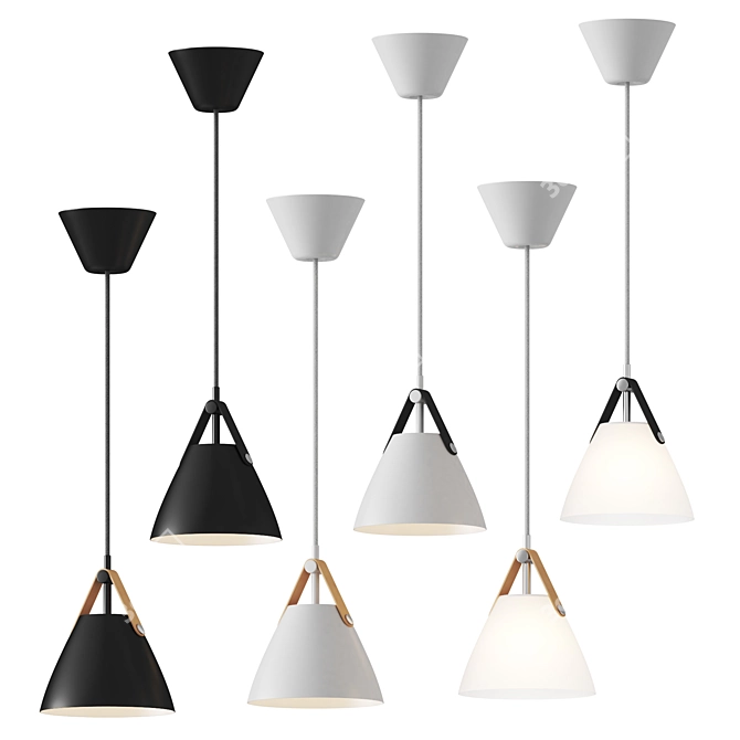 Nordlux DFTP Strap Pendant Light 3D model image 3