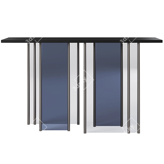 Chic Fendi Casa Blur Console 3D model image 3