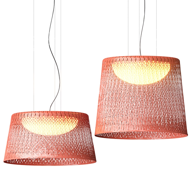 Elegant LED Pendant Lamp 3D model image 5