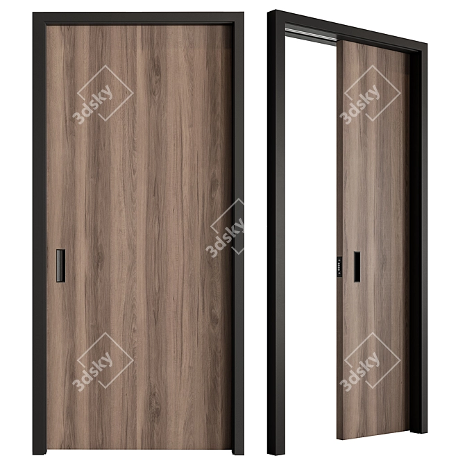 Contemporary Doors Collection 99 3D model image 5