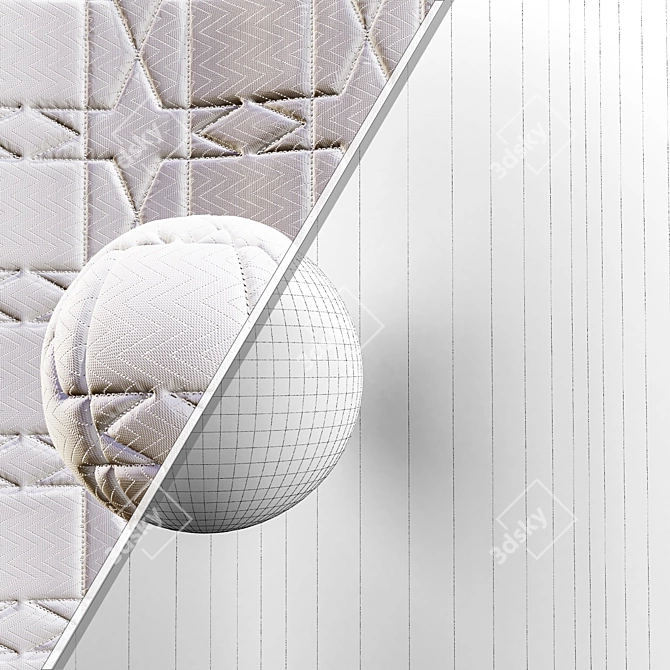 Fabric Mattress Materials Collection Vol.09 3D model image 5