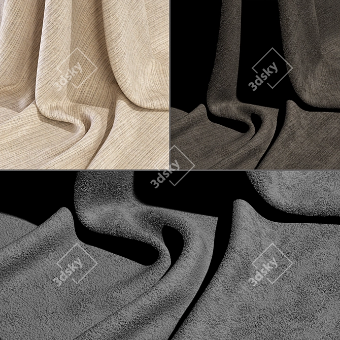 Ontario Fabric Collection 3D Models 3D model image 3