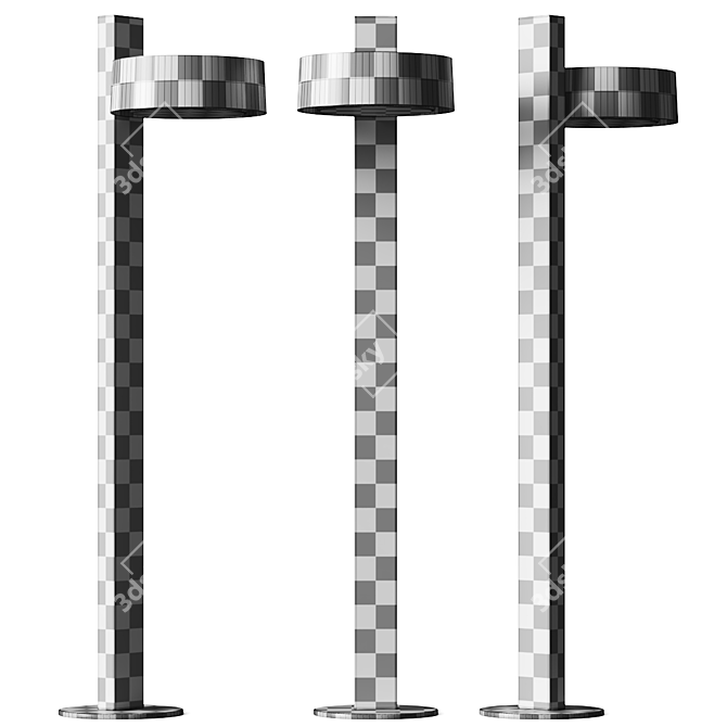 Versatile Outdoor Bollard Lamp Kit 3D model image 3