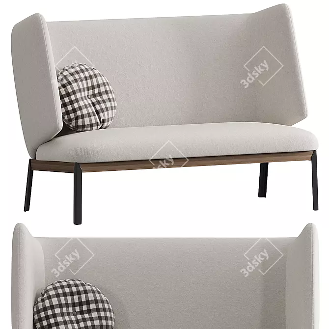 Cozy Arflex Love Seat Model 3D model image 3