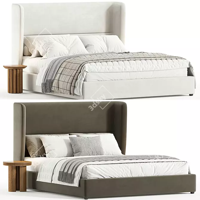 Garda Bed 2015 Modern Design 3D model image 2