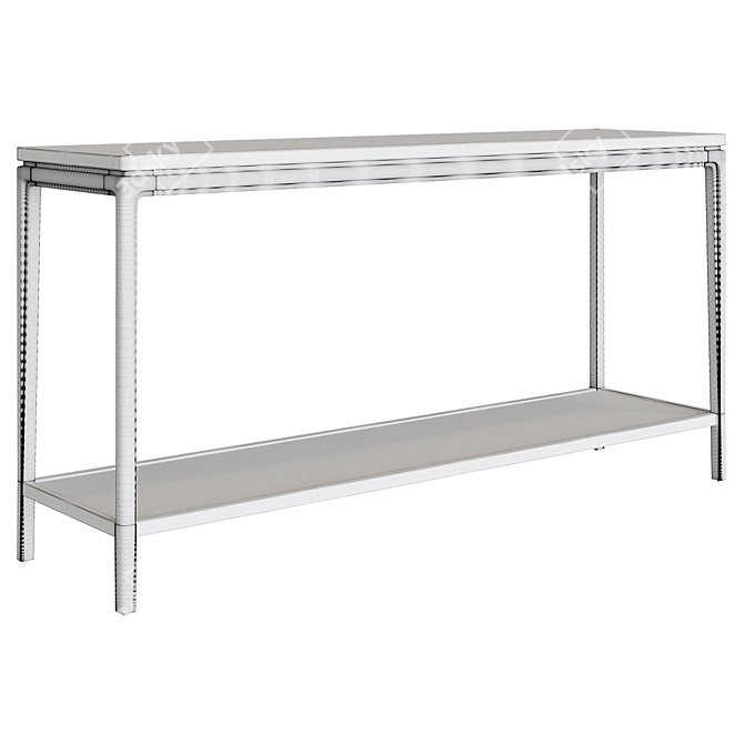 Westelm Parker Console Table 3D model image 2