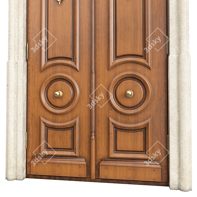 Classic Door 1600mm - 3800mm 3D model image 2