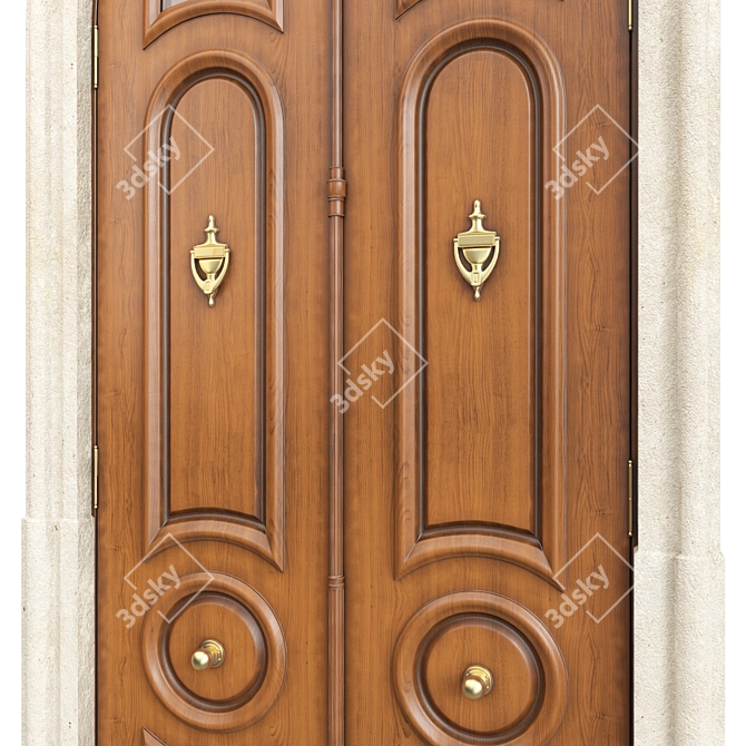 Classic Door 1600mm - 3800mm 3D model image 3