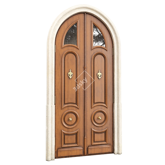 Classic Door 1600mm - 3800mm 3D model image 5