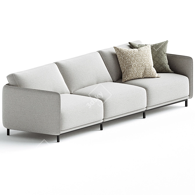 Elysian TR054 Sofa by Praddy 3D model image 2