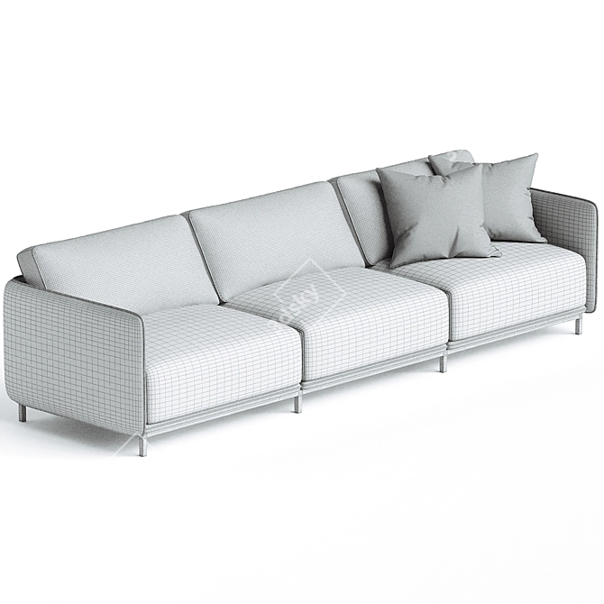 Elysian TR054 Sofa by Praddy 3D model image 3