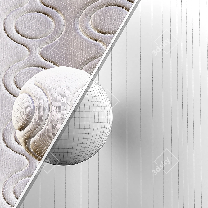 2 Fabric Mattress Textures Vol.10 3D model image 5