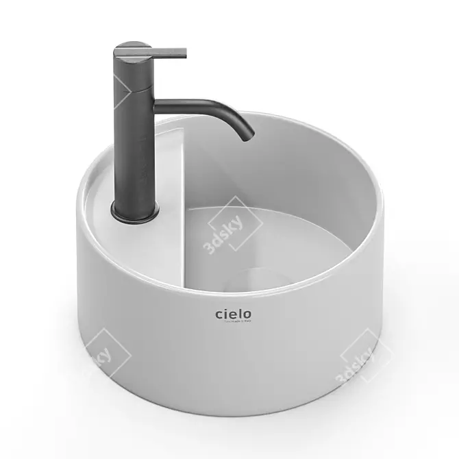 Modern 3D Washbasin Model 3D model image 3