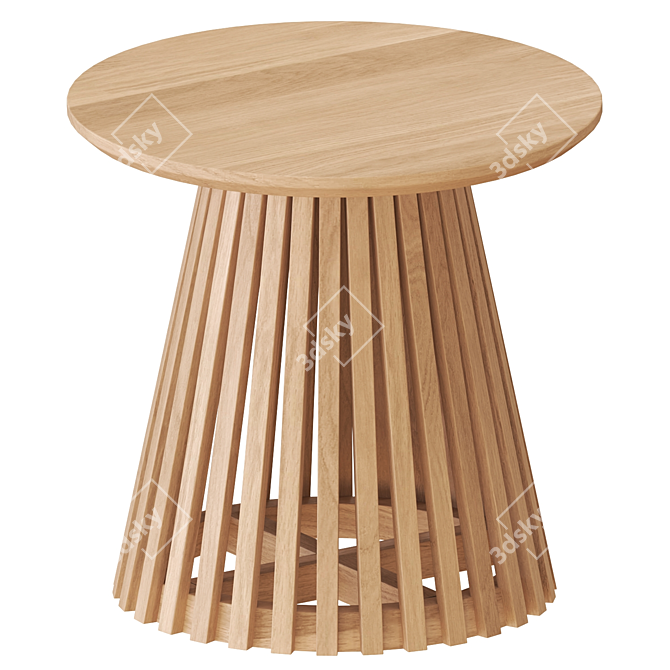 IRUNE Coffee Side Table Set 3D model image 2