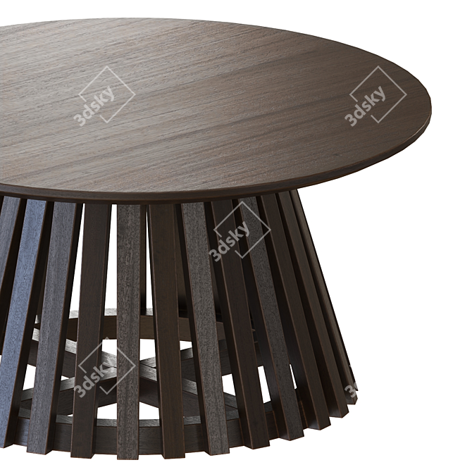 IRUNE Coffee Side Table Set 3D model image 3