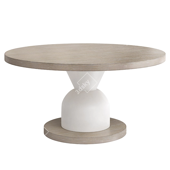 Solaria Dining Table, Bernhardt 3D model image 1