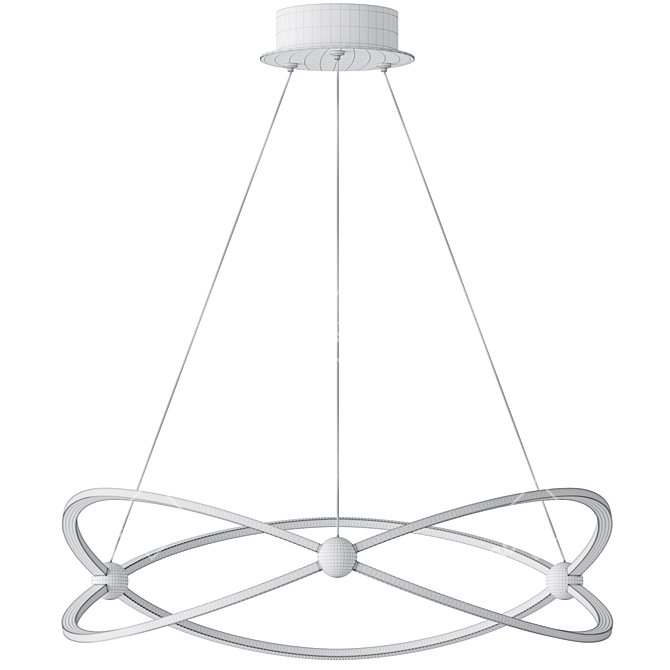 Elegant Design Lamp Infinity 3D model image 3