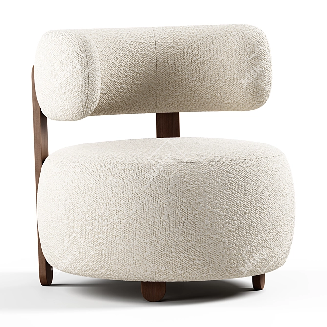 Seamless Textured 3D Furniture Model 3D model image 1