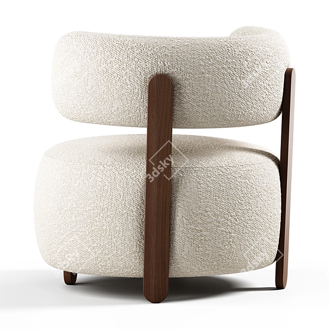 Seamless Textured 3D Furniture Model 3D model image 2